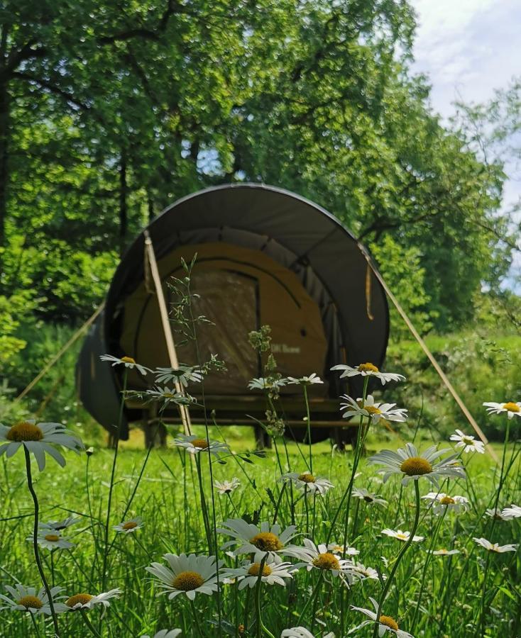 camping de la chagnée Saint-Aubin-le-Cloud Esterno foto
